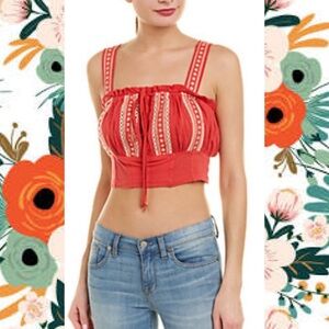 FREE PEOPLE “Hill Top” Crop Top